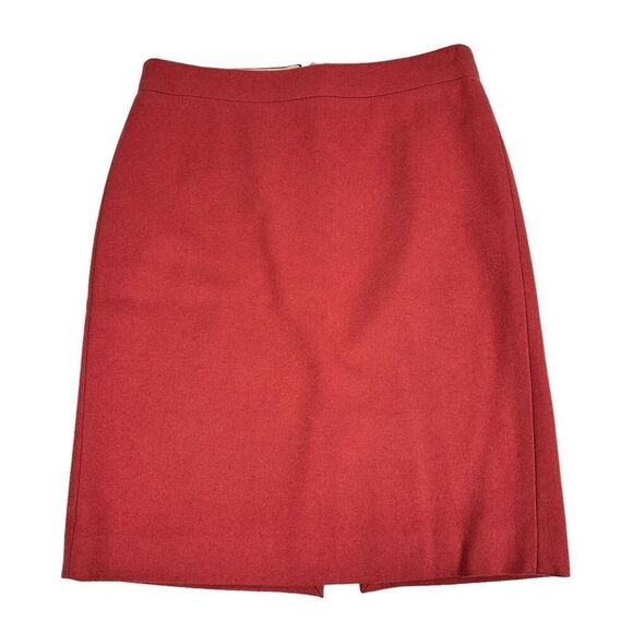 J. Crew Womens Pencil Skirt size 0 Salmon Knee Length - Picture 1 of 7
